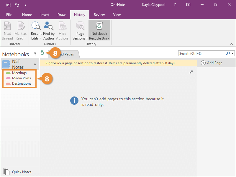 Move Items to the Recycle Bin